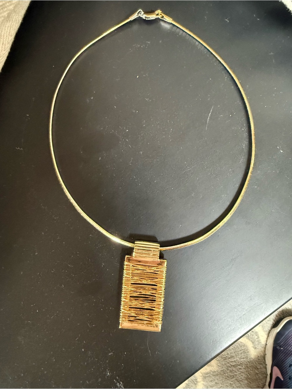Lia Sophia Shiny Gold Slide/Pendant